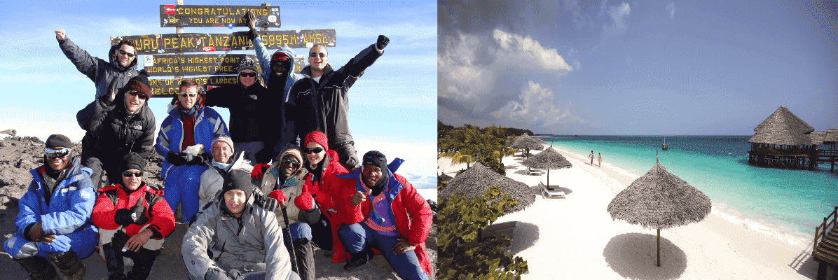 9-Days Kilimanjaro Climb and Zanzibar.